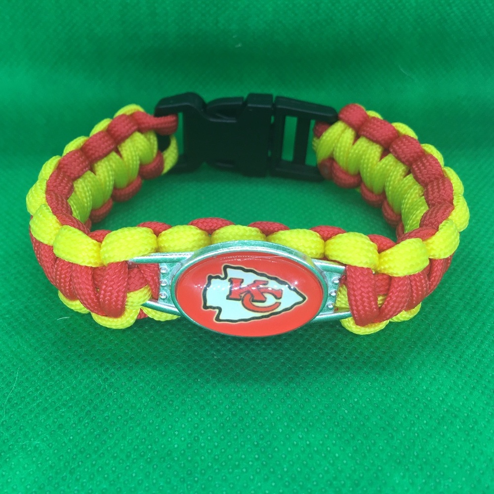 Kansas City Chiefs Paracord Survivor Bracelet